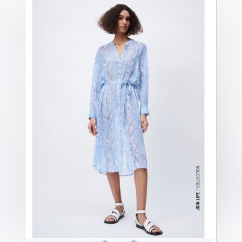 NWT Zara snake print dress